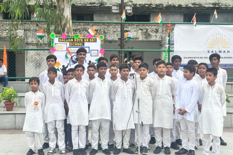 Salwan Boys School Celebrates the Spirit of Freedom on the 80th Independence Day