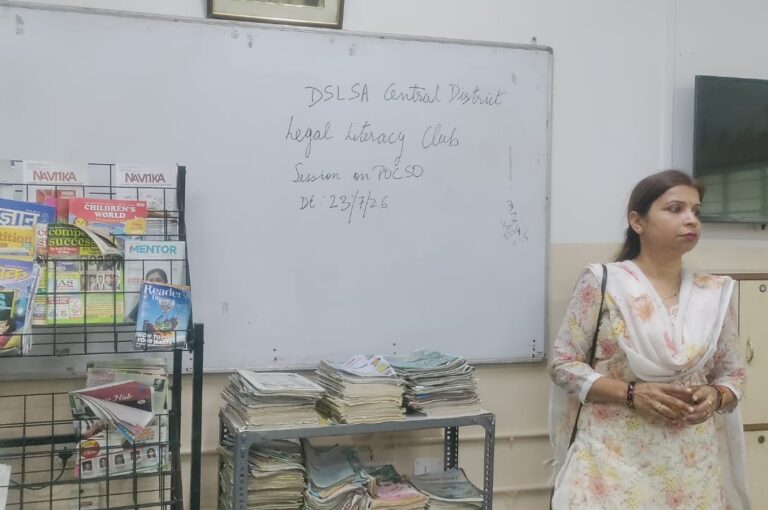 Workshop on POCSO under Legal Literacy Club